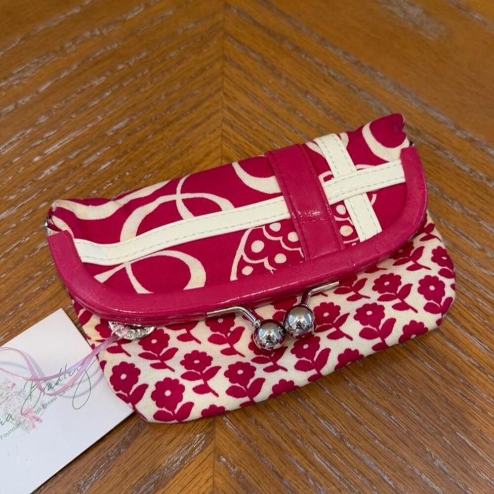 Vera-bradley Women's Pink and White Bag